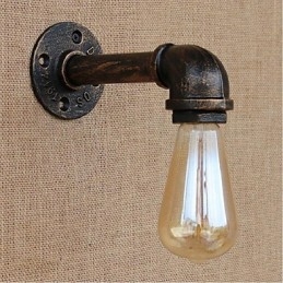 Nostalgia Prosta Fajka Wodna Dekoracyjna Mała Lampa Ścienna Lampa Ścienna