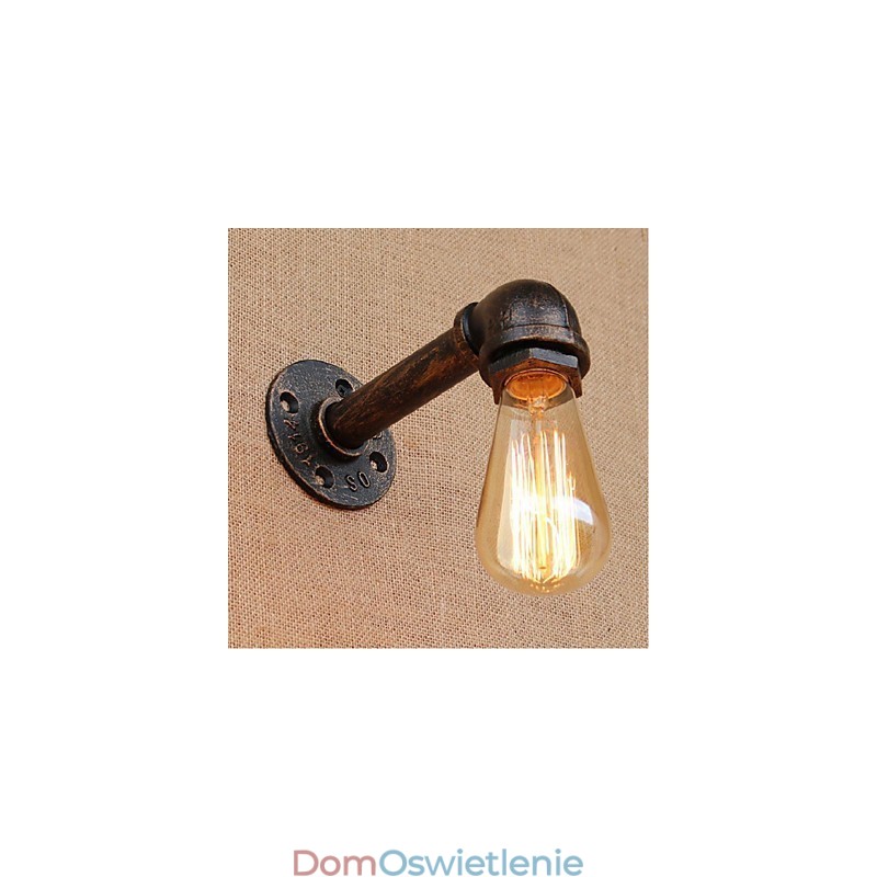 Nostalgia Prosta Fajka Wodna Dekoracyjna Mała Lampa Ścienna Lampa Ścienna