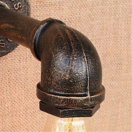 Nostalgia Prosta Fajka Wodna Dekoracyjna Mała Lampa Ścienna Lampa Ścienna