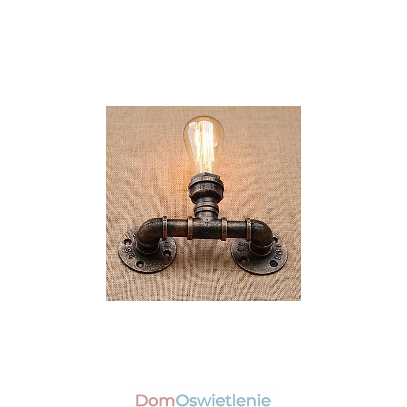 Nostalgia Prosta Fajka Wodna Dekoracyjna Mała Lampa Ścienna Lampa Ścienna