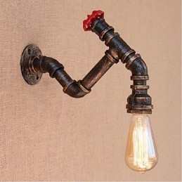 Nostalgia Prosta Fajka Wodna Dekoracyjna Mała Lampa Ścienna Lampa Ścienna