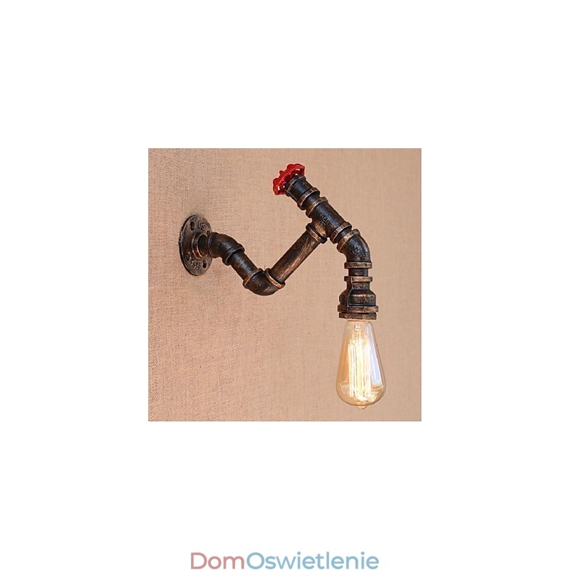 Nostalgia Prosta Fajka Wodna Dekoracyjna Mała Lampa Ścienna Lampa Ścienna