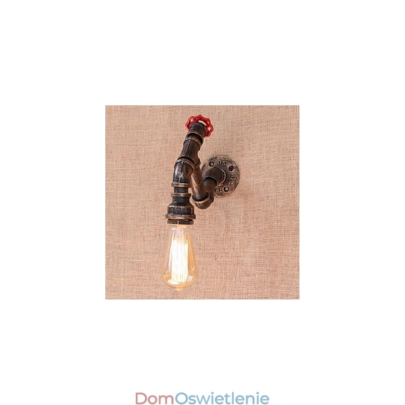 Nostalgia Prosta Fajka Wodna Dekoracyjna Mała Lampa Ścienna Lampa Ścienna
