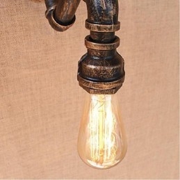Nostalgia Prosta Fajka Wodna Dekoracyjna Mała Lampa Ścienna Lampa Ścienna