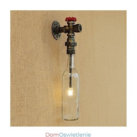 Rustykalny domek z brązu Cecha dla kinkietów ściennych z oświetleniem otoczenia