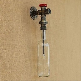 Rustykalny domek z brązu Cecha dla kinkietów ściennych z oświetleniem otoczenia