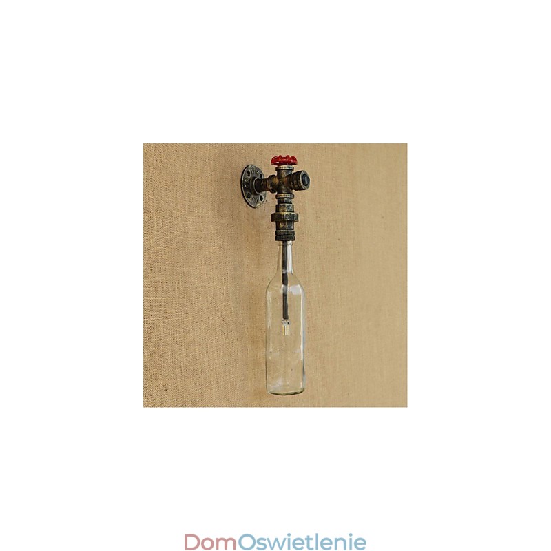 Rustykalny domek z brązu Cecha dla kinkietów ściennych z oświetleniem otoczenia