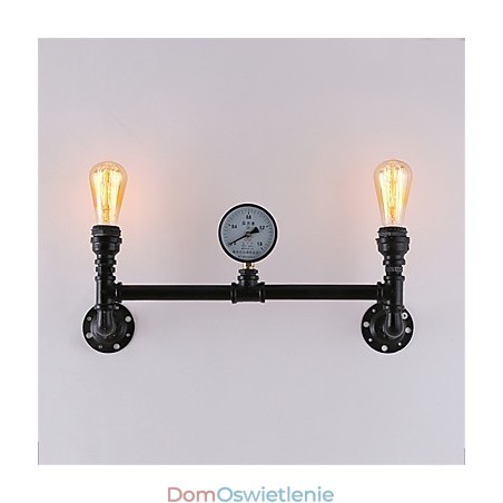 2 Heads Vintage Industrial Pipe Wall Lights Black Creative Lights Restaurant Cafe Bar Decoration lighting 2 Heads Vintage Industrial Pipe Wall Lights Black Creative Lights Restaurant Cafe Bar Decoration lighting
