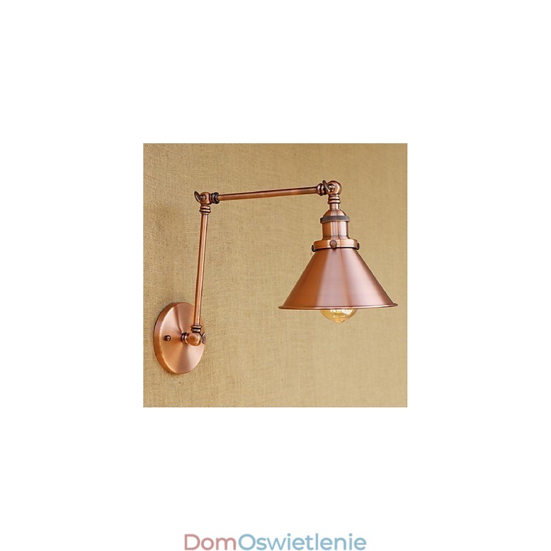 Długie ramię Pół rdza Retro Kreatywne Nostalgiczne Rozkładane Składane Kinkiety Ścienne Światło Ścienne