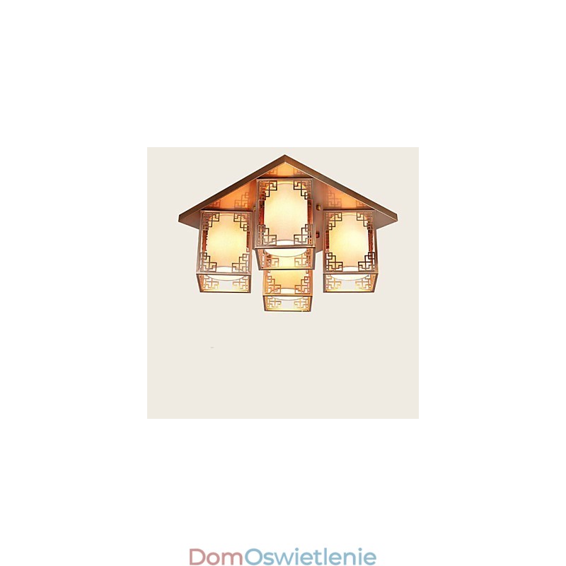 Lampy w stylu chińskim, oświetlenie sufitowe z żelaza, atmosfera