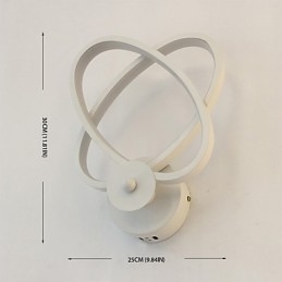 Zintegrowana nowoczesna współczesna funkcja malowania dla kinkietów ściennych z oświetleniem otoczenia