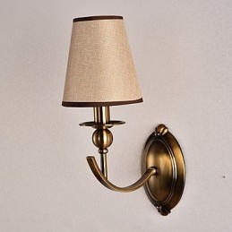 Tradycyjna klasyczna galwanizowana funkcja ochrony oczu Kinkiety ścienne Downlight Kinkiet