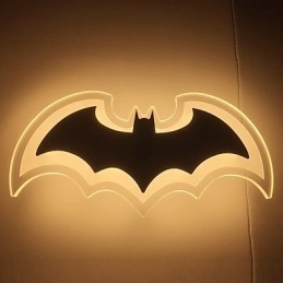 Nowoczesna akrylowa lampa ścienna Bat Lampa nocna Kinkiety ścienne Oświetlenie korytarzaV