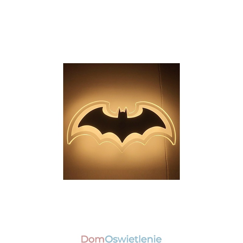 Nowoczesna akrylowa lampa ścienna Bat Lampa nocna Kinkiety ścienne Oświetlenie korytarzaV