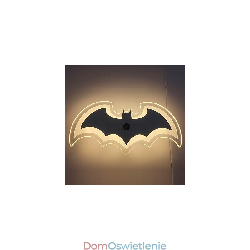 Nowoczesna akrylowa lampa ścienna Bat Lampa nocna Kinkiety ścienne Oświetlenie korytarzaV