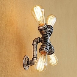 Cecha malowania w stylu retro w stylu wiejskim do kinkietów ściennych z wysięgnikiem obrotowym