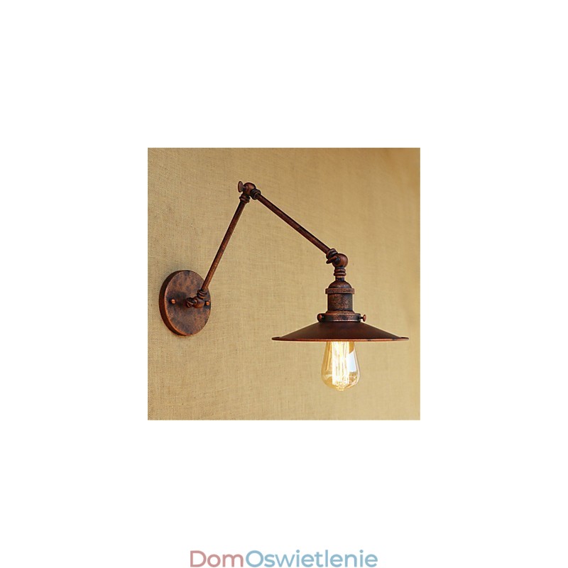 Rustykalny domek wiejski retro malowanie cecha dla miniaturowego stylu huśtawki z ramieniem obrotowym oświetlenie otoczenia huśtawka
