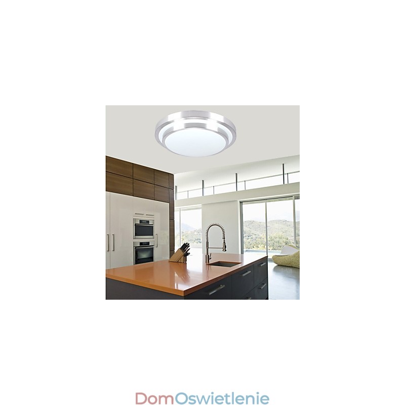 Oświetlenie montowane na płasko Lampa Stting Light okrągła prosta nowoczesna średnica 51 cm