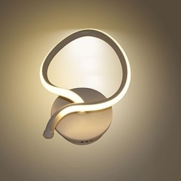 Nowoczesna minimalistyczna lampa ścienna nocna kreatywna lampa korytarzowa oświetlenie aluminiowe