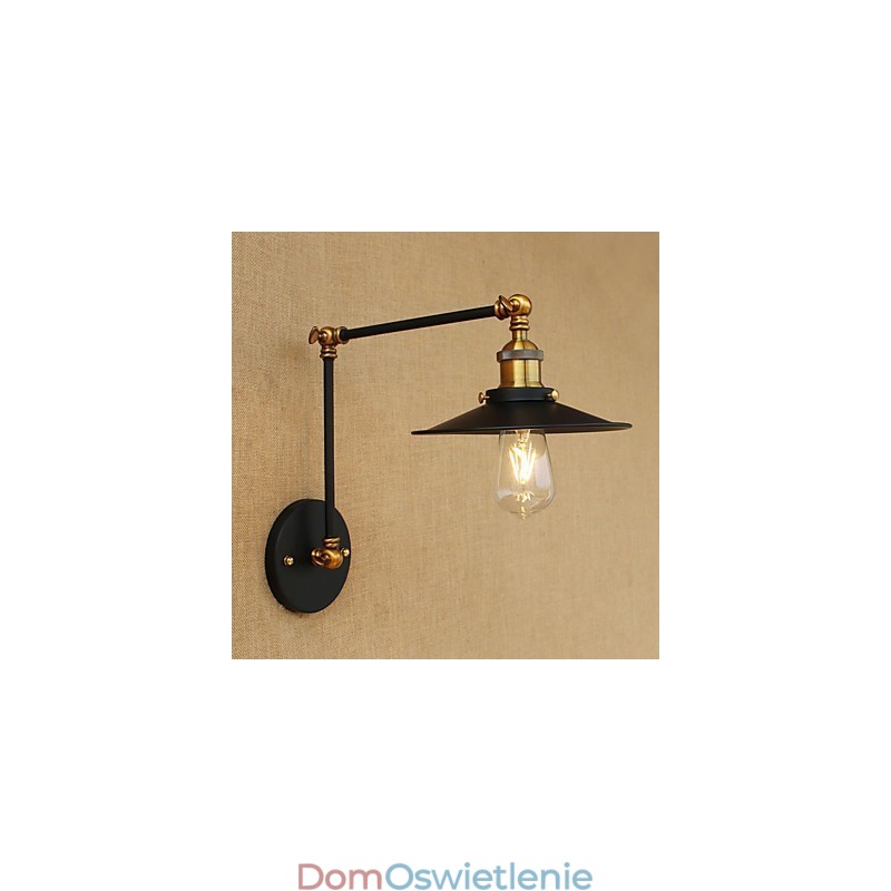 Kinkiet Mosiężny Vintage Industrial Kinkiet Światło Oświetlenie domowe Wystrój wnętrz Kinkiet