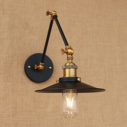 Kinkiet Mosiężny Vintage Industrial Kinkiet Światło Oświetlenie domowe Wystrój wnętrz Kinkiet