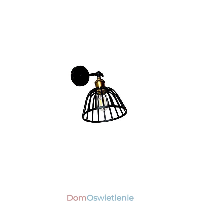 Lekka malowana stalowa lampa ścienna Dumb Black American Coffee Decoration Retro lampa ścienna Lightsaber Lamp na ścianie
