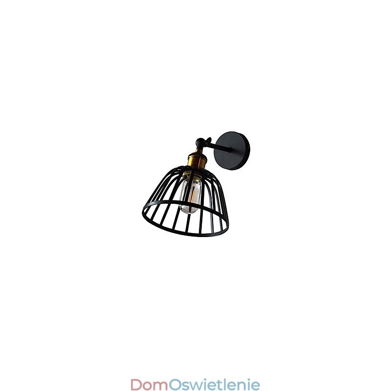 Lekka malowana stalowa lampa ścienna Dumb Black American Coffee Decoration Retro lampa ścienna Lightsaber Lamp na ścianie