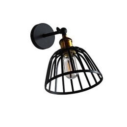 Lekka malowana stalowa lampa ścienna Dumb Black American Coffee Decoration Retro lampa ścienna Lightsaber Lamp na ścianie
