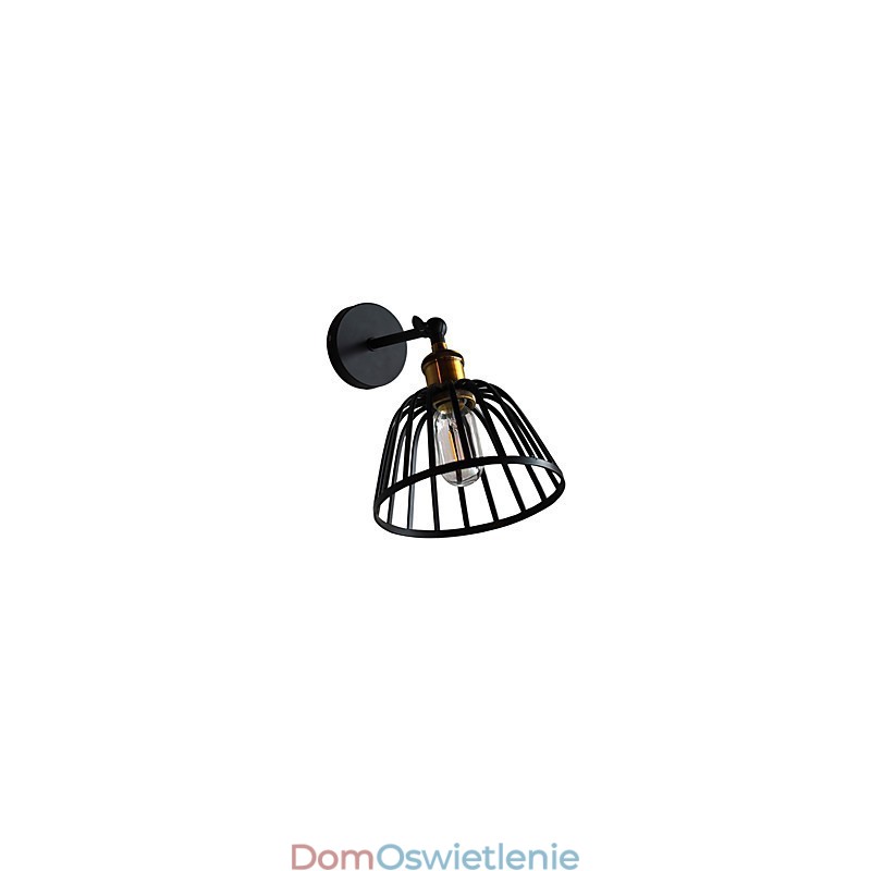 Lekka malowana stalowa lampa ścienna Dumb Black American Coffee Decoration Retro lampa ścienna Lightsaber Lamp na ścianie