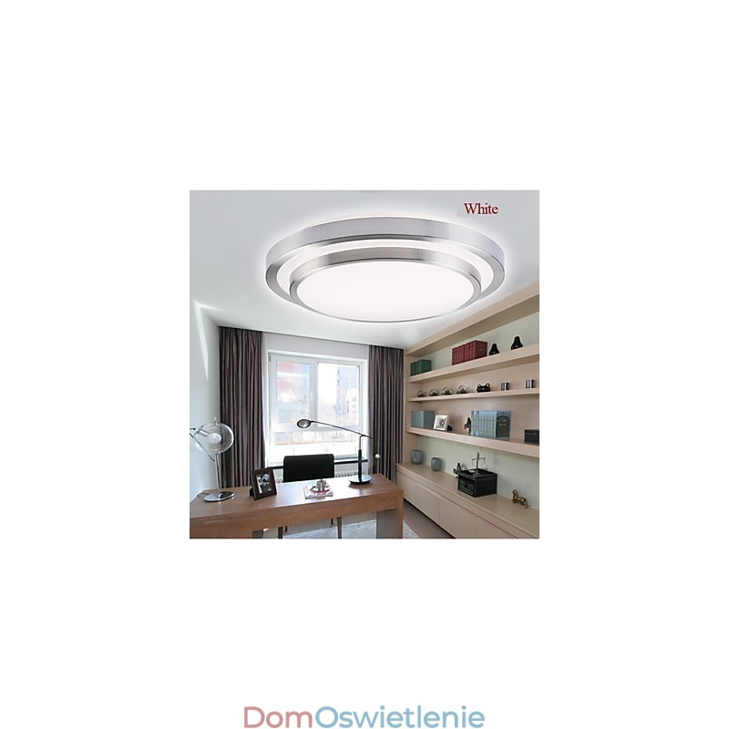 Oświetlenie montowane na płasko Lampa Stting Light okrągła prosta nowoczesna średnica 51 cm