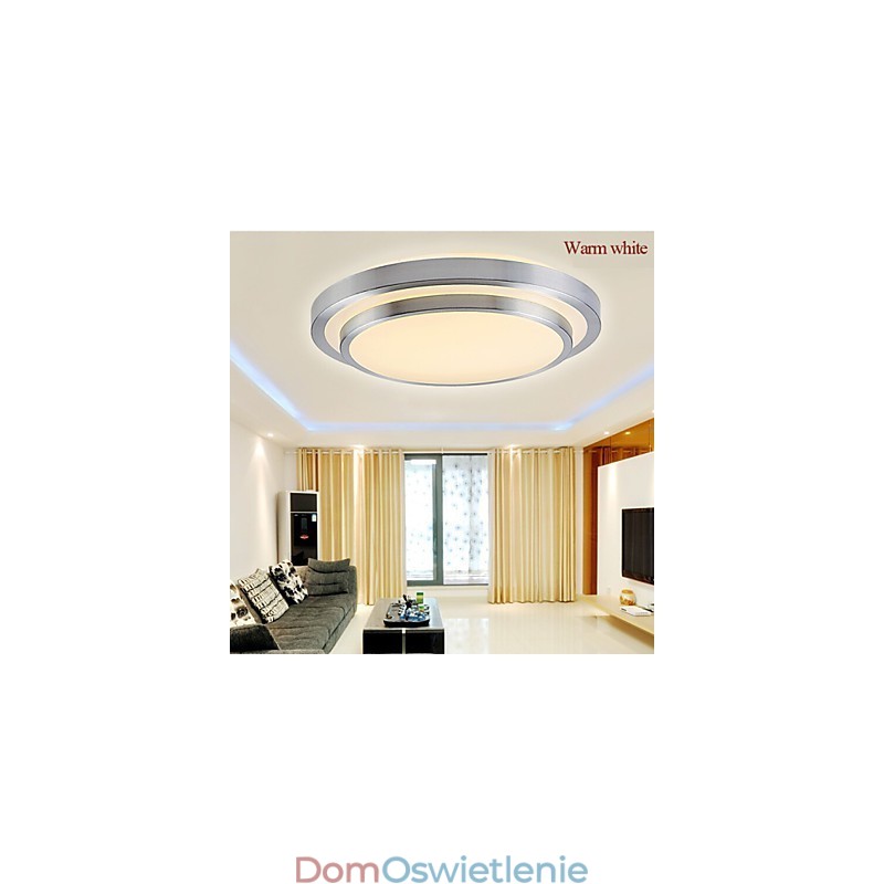 Oświetlenie montowane na płasko Lampa Stting Light okrągła prosta nowoczesna średnica 51 cm