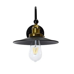 Kinkiet Kinkiety Ścienne Żelazo Ścienne Lampy Głupi Czarny Miecz Świetlny Lampa Na Ścianie