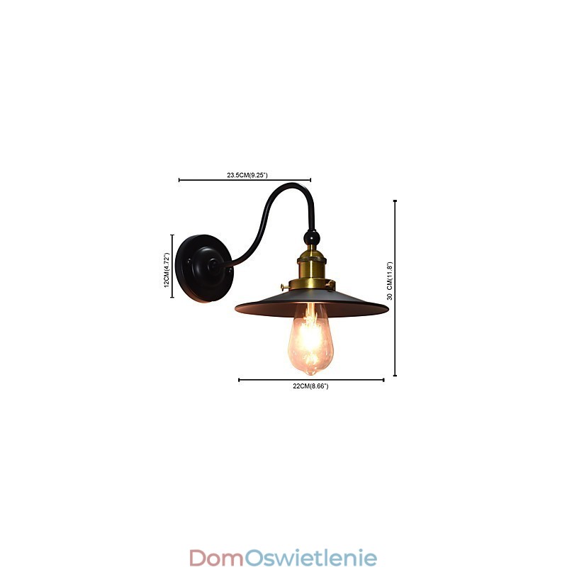 Kinkiet Kinkiety Ścienne Żelazo Ścienne Lampy Głupi Czarny Miecz Świetlny Lampa Na Ścianie