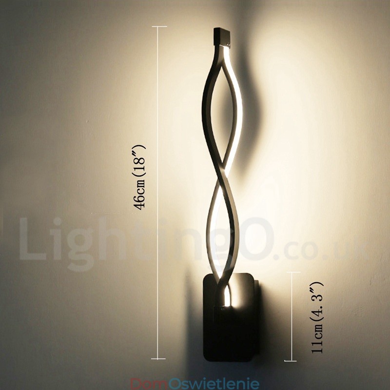 Nowoczesna minimalistyczna lampa ścienna do salonu, przedpokoju, korytarza, schodów, lampki nocnej