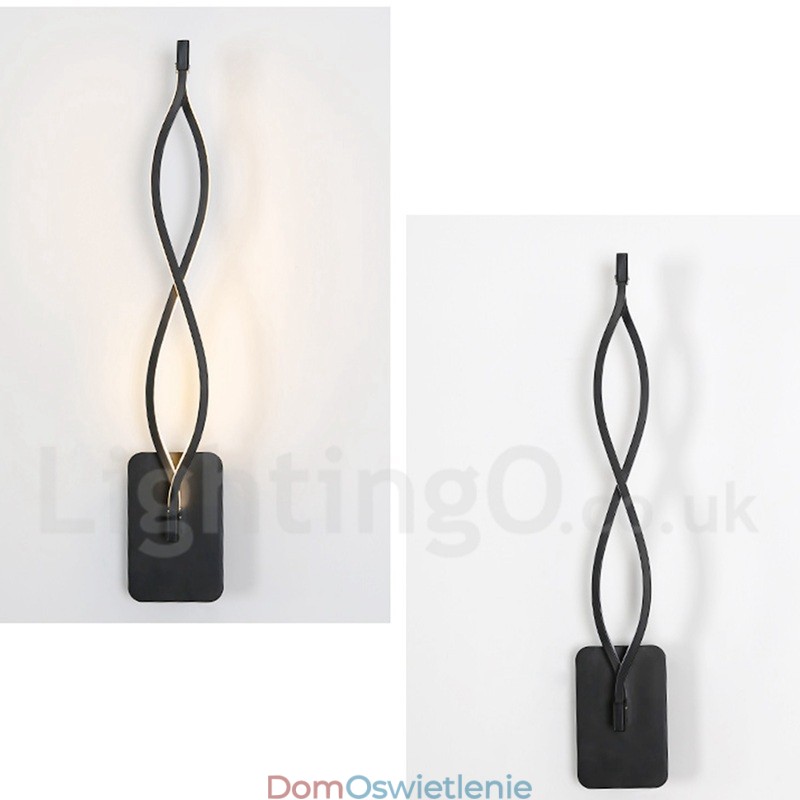 Nowoczesna minimalistyczna lampa ścienna do salonu, przedpokoju, korytarza, schodów, lampki nocnej