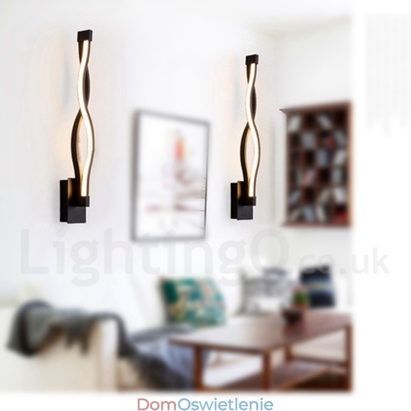 Nowoczesna minimalistyczna lampa ścienna do salonu, przedpokoju, korytarza, schodów, lampki nocnej