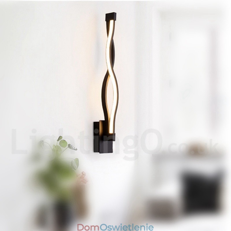 Nowoczesna minimalistyczna lampa ścienna do salonu, przedpokoju, korytarza, schodów, lampki nocnej