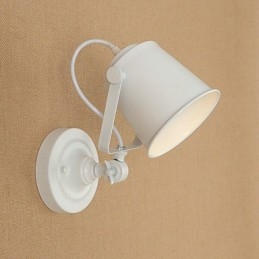Cecha malowania w stylu retro w stylu wiejskim, regulowana do ramienia obrotowego, ochrona oczu, oświetlenie ścienne Downlight, oświetlenie ścienne
