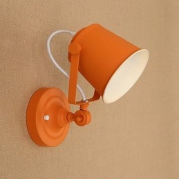 Cecha malowania w stylu retro w stylu wiejskim, regulowana do ramienia obrotowego, ochrona oczu, oświetlenie ścienne Downlight, oświetlenie ścienne