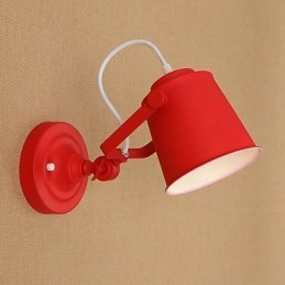 Cecha malowania w stylu retro w stylu wiejskim, regulowana do ramienia obrotowego, ochrona oczu, oświetlenie ścienne Downlight, oświetlenie ścienne