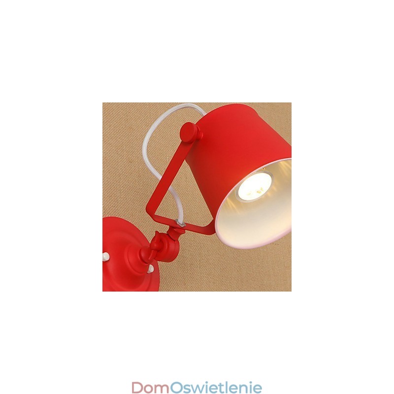 Cecha malowania w stylu retro w stylu wiejskim, regulowana do ramienia obrotowego, ochrona oczu, oświetlenie ścienne Downlight, oświetlenie ścienne