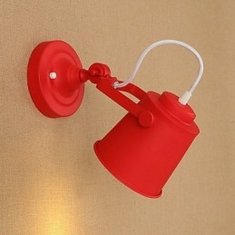 Cecha malowania w stylu retro w stylu wiejskim, regulowana do ramienia obrotowego, ochrona oczu, oświetlenie ścienne Downlight, oświetlenie ścienne