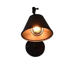 Kinkiet Kinkiety Ścienne Żelazo Ścienne Lampy Głupi Czarny Miecz Świetlny Lampa Na Ścianie