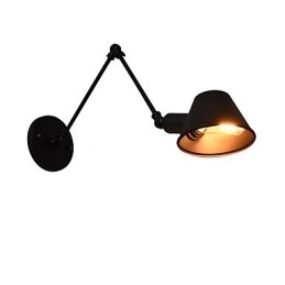 Kinkiet Kinkiety Ścienne Żelazo Ścienne Lampy Głupi Czarny Miecz Świetlny Lampa Na Ścianie