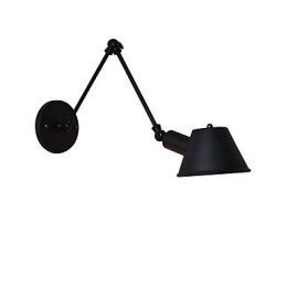 Kinkiet Kinkiety Ścienne Żelazo Ścienne Lampy Głupi Czarny Miecz Świetlny Lampa Na Ścianie