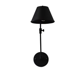 Kinkiet Kinkiety Ścienne Żelazo Ścienne Lampy Głupi Czarny Miecz Świetlny Lampa Na Ścianie