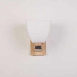 Prosta lampa ścienna, lampka nocna, biurko z kloszem szklanym i litego drewna do sypialni, komody, salonu, pokoju dziecięcego, akademika, stolika kawowego, biblioteczki