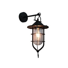 Lekka malowana stalowa lampa ścienna Dumb Black American Coffee Decoration Retro lampa ścienna Lightsaber Lamp na ścianie