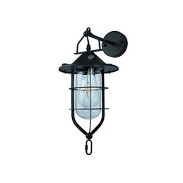 Lekka malowana stalowa lampa ścienna Dumb Black American Coffee Decoration Retro lampa ścienna Lightsaber Lamp na ścianie