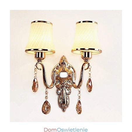 Nowoczesna, galwanizowana cecha do ochrony oczu kryształowych, oświetlenie ścienne Ambient Light